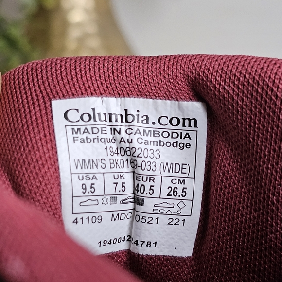 Columbia Redmond™ III Waterproof Genuine Leather Hiking Walking Women’s Shoe 9.5 - Picture 5 of 16